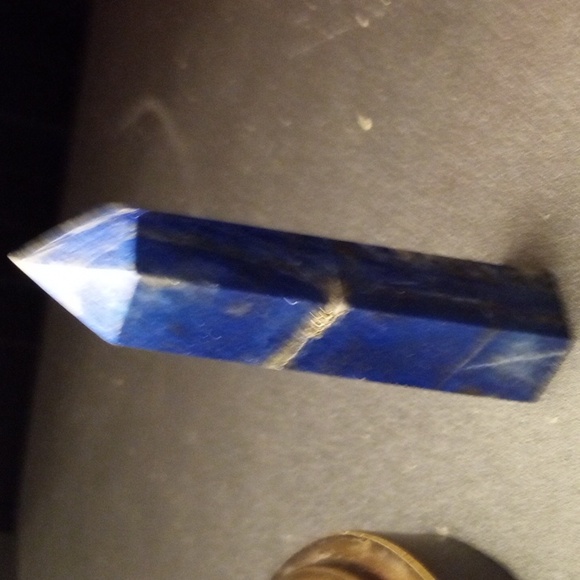 Crystal Bundle Of 4 Lapis Lazuli, Blue Calsite, Rainbow Moonstone - Picture 5 of 12